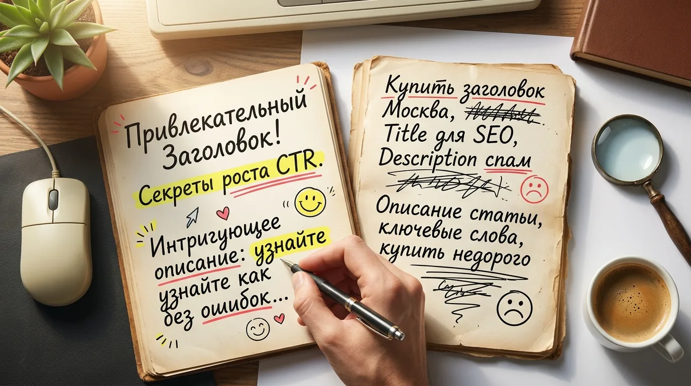 Meta-теги для статьи: как писать Title и Description по которым кликают